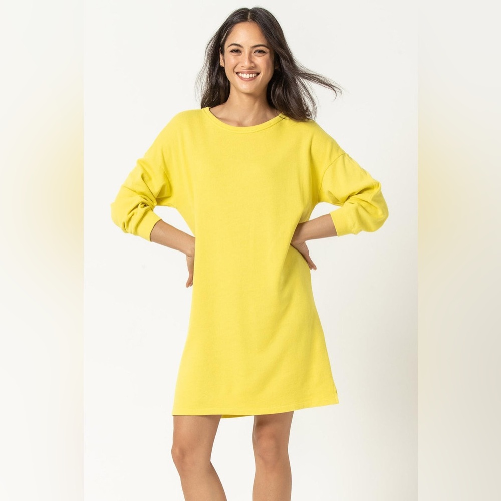 Lilla P - Yellow Terry Cotton Dress - NWT